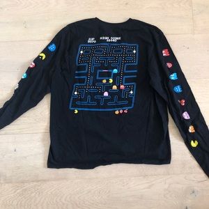PAC-MAN BLACK LONG SLEEVE